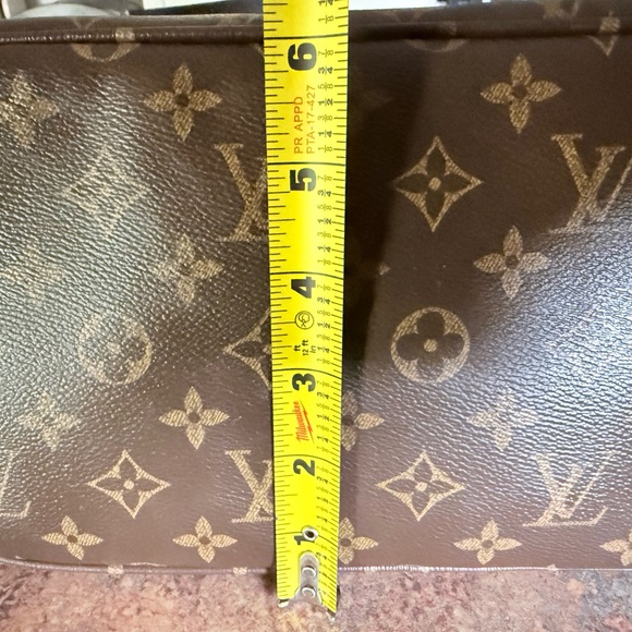 Luxury Designer Monogram Tote Bag - Brown - Picture 6 of 6